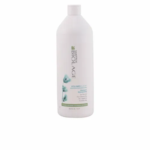 Matrix Biolage Volumebloom Shampoo 1000 ml - Shampoo für feines Haar, reinigt sanft und verleiht langanhaltendes Volumen dank Baumwollblüte. Ideal für tägliche Anwendung und coloriertes Haar.