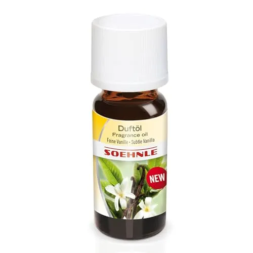 Soehnle Parfümöl Feine Vanille - Duftöldiffusoren - Beruhigendes Aromaöl mit lieblichen Vanilleduft für entspannende Momente und mehr Lebensfreude, ideal für Aroma Diffuser.
