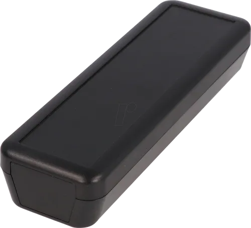 1552D5BK - Handliches ABS-Kunststoffgehäuse, 150 x 50 x 30 mm, schwarz