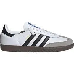 adidas Samba OG Cloud White B75806 - Herren Sneakers - Sneaker aus hochwertigem Leder mit Wildleder-Overlays für Langlebigkeit und Stil. Zeitloses Design, ideal für Alltag und Freizeit.