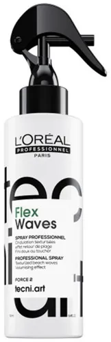 L'Oréal Professionnel Tecni.Art Beach Flex Waves 150 ml - Texturierendes Spray für trendige Wellen im Haar. Ideal für einen lässigen Strand-Look mit mattem Finish. Für alle Haartypen geeignet und sorgt für einen wilden, sexy Look.