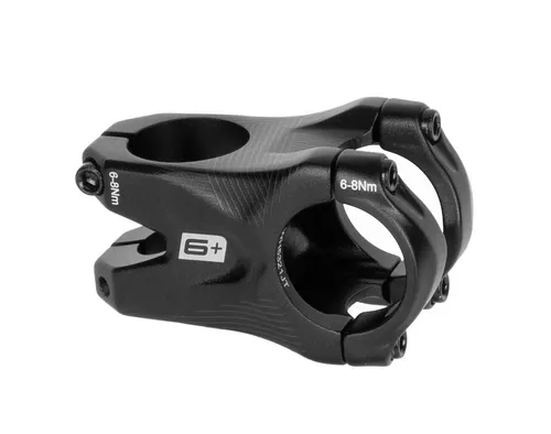 ERGOTEC Ahead-Vorbau Bass Auslage 45 mm | Schwarz-sandgestrahlt - Vorbauten mit hochwertiger Verarbeitung, ideal für eine verbesserte Fahrstabilität und Komfort beim Radfahren.