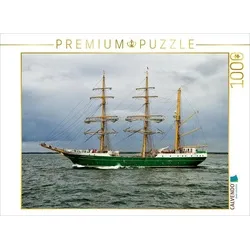 CALVENDO Puzzle CALVENDO Puzzle Großsegler Alexander v. Humboldt II auf der Ostsee vor Warnemünde, Hanse Sail 2013 1000 Teile Lege-Größe 64 x 48 cm Foto-Puzzle Bild von Frank Waßerführer, 1000 Puzzleteile