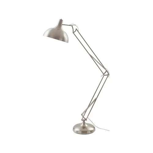 Lindby 'Leia' - Moderne Wohnzimmerlampe in Chrom - Standleuchte für Wohnzimmer & Esszimmer, inklusive Schalter für individuelles Licht und schafft eine gemütliche Atmosphäre in jedem Raum.
