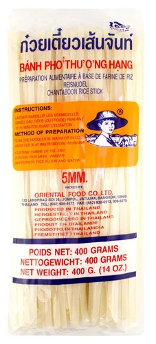 Reisbandnudeln 5mm 400gr asiatischer Küche Pad Thai lecker essen wie in thailand