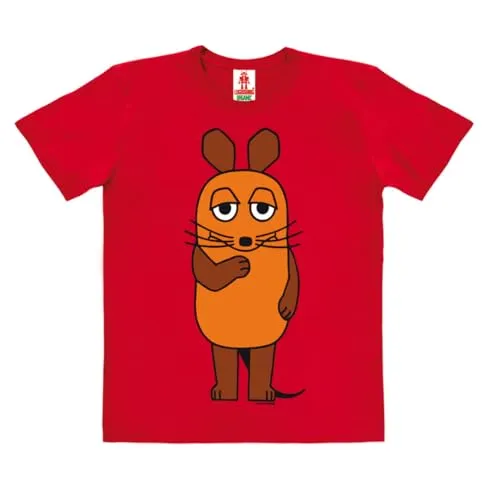 Logoshirt®️ TV I Die Sendung mit der Maus I Bio T-Shirt für Kinder - Lizenziertes T-Shirt mit der Maus aus 100% Bio-Baumwolle. Bequem und stylisch für Jungen und Mädchen, ideal für den Alltag und mit langlebigem Print in Deutschland hergestellt.