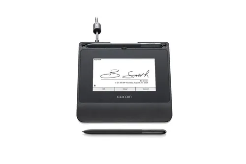 Wacom Signature Set STU-540 - 5 Zoll Farb-LCD eSignature Pad, kabelloser Stift für sichere Unterschriften in Echtzeit und einfache Integration mit Windows