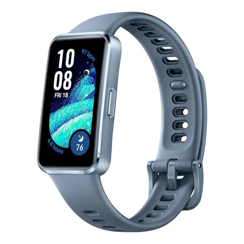 HUAWEI Band 10,Smartwatch,KI-gestütztes Fitness-Tracking,Professionelle Schlafanalyse,Bis zu 14 Tage Akkulaufzeit,Schlankes Gehäuse aus Aluminiumlegierung,iOS & Android,Blau