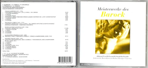 Gerhard Vetter - Oboe und - Corelli - L Italienische Barockkonzerte/Albinon (CD)
