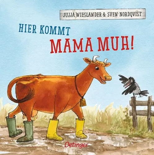 Hier kommt Mama Muh!: Pappbilderbuch-Abenteuer der neugierigen Kuh für Kinder ab 2 Jahren: Kinderbuch-Klassiker ab 2 Jahren über eine abenteuerlustige und neugierige Kuh