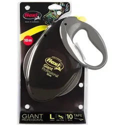 FLEXI Giant L 10m Gurt - Automatikleine für große Hunde bis 50 kg, robust und kompakt mit Überraschung für den Hund