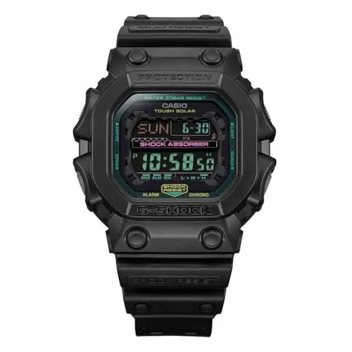 Casio G-shock Gx-56mf-1er - Herren Armbanduhr in Schwarz, stoßfest und ideal für Outdoor-Aktivitäten
