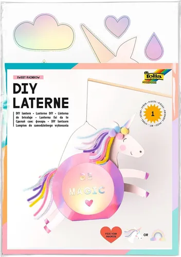 folia Bastelset Sweet Rainbow mehrfarbig