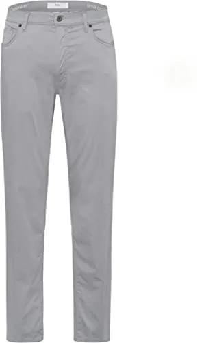 Brax 5-Pocket-Jeans Cadiz Ultralight Flachgewebe Baumwoll-Stretch, superleicht grau 34