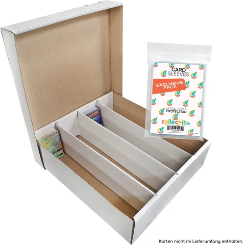 Riesen Deck-Box Aufbewahrung weiß für 4000 Karten+ 40 exkl. collect-it.de Hüllen