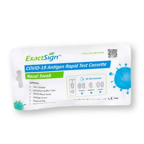 ExactSign COVID-19 Antigen Rapid Test Cassette Laientest CE 1434 - Schnelltest