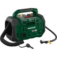 PARKSIDE® 20 V Akku-Kompressor und -Luftpumpe PKA 20-Li C3 - Kompakter 2-in-1 Akku-Kompressor und Luftpumpe für vielseitige Anwendungen. Mit LED-Beleuchtung und Druckvoreinstellung ideal für Reifen und Luftmatratzen. Lieferung ohne Akku und Ladegerät.