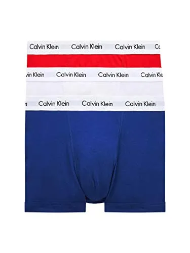 Boxer Multipack (3 St.) mit Logoschriftzug, Gr. XL, rot, marine, weiß - Multipack mit 3 hochwertigen Boxern aus 95% Baumwolle und 5% Elasthan, ideal für Komfort und Stil im Alltag.