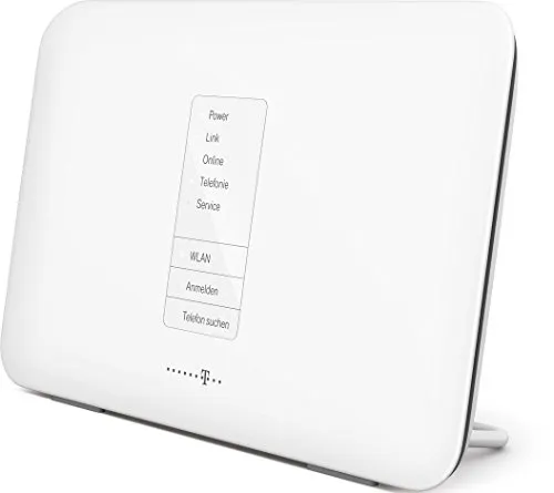 Telekom Speedport W 724V - Gigabit WLAN Router - Router für IP- und Glasfaseranschluss mit bis zu 1.300 Mbit/s, 2,4 GHz und 5 GHz gleichzeitig, ideal für schnelles Internet und HD Voice Telefonie.