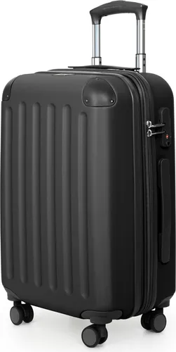 HAUPTSTADTKOFFER Spree - Handgepäck 55 cm - Klassischer Koffer mit 4 leisen 360° Rollen und TSA-Zahlenschloss für sicheres Reisen. Mit einem flexiblen Volumen von bis zu 42 Litern ideal für Kurztrips oder als Handgepäck.