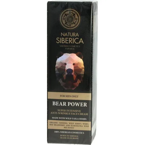 Natura Siberica For Men Only Anti-Falten Creme 50 ml - Gesichtscreme für Männer, reduziert Falten und vitalisiert die Haut. Entwickelt für die speziellen Bedürfnisse männlicher Haut, zieht schnell ein und bietet langanhaltende Pflege.