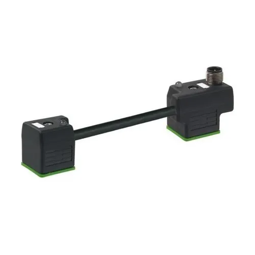 Murrelektronik Adapter M12 Stecker 7000-41541-6260000 - Hochwertiger M12 Adapter für Sensor-Aktor-Kabel, kompakt und robust. Ideal für den professionellen Einsatz in der Industrie. Mit LED-Anzeige und abgewinkeltem Stecker für platzsparende Installationen.