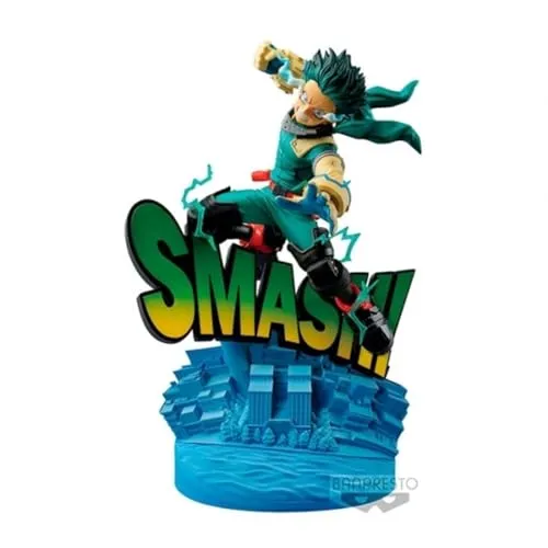 Banpresto Actionfigur Izuku Midoriya - My Hero Academia 20 cm - Actionfigur für Kinder, authentischer Anime-Stil und detailreiche Verarbeitung; ideal für Sammler und als Geschenk für Fans von My Hero Academia.