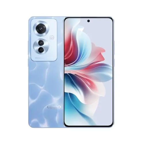 OPPO Reno 11F 5G - 256GB, 8GB RAM, Dual-SIM Ocean-Blue - Simlockfreies Handy mit 6,7 Zoll Display und 256 GB Speicher, ideal für schnelles Surfen und Multitasking.