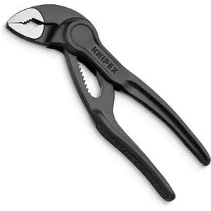Knipex Wasserpumpenzange 87 00 100 - Hochwertige Wasserpumpenzange, ideal für präzises Greifen und Halten von Rohren