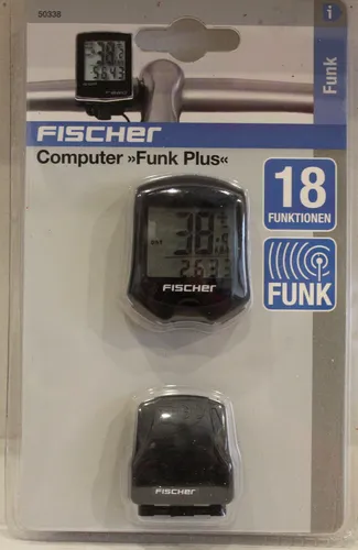 FISCHER Fahrradcomputer Funk Plus 18 Fkt. - Fahrradcomputer mit 18 Funktionen, präzise Fahrzeitmessung und ideal für passionierte Radfahrer.