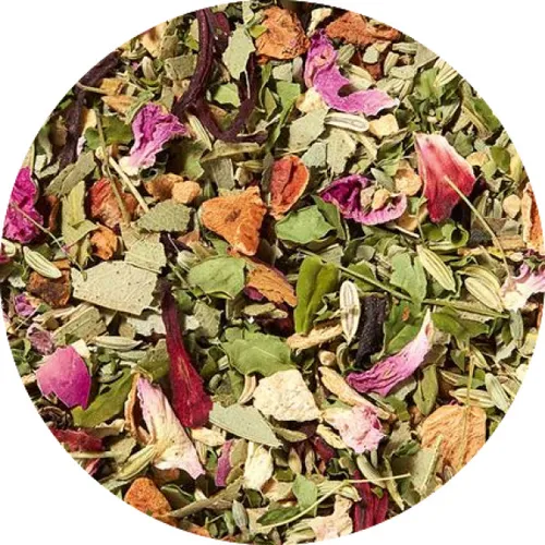 Kräuterteemischung BIO Moringa-Eukalyptus-Rose Moringa-Euka.-Rosen-Note 1kg