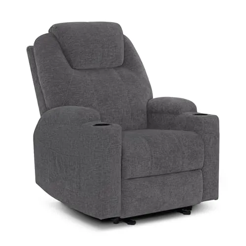 MCombo Elektrischer Relaxsessel 7061 - Sessel mit elektrischer Relaxfunktion, 8 Vibrationsmassagepunkten und integrierter Heizfunktion für optimale Entspannung zuhause.