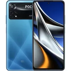 Xiaomi Poco X4 Pro 5G 6GB/128GB Blau - Flaggschiff-Smartphone - Handy mit 6,67 Zoll AMOLED-Display und 120 Hz Bildwiederholfrequenz für flüssige Nutzung. 108 MP Hauptkamera für atemberaubende Fotos und 5.000 mAh Akku mit 67W Schnellladung.