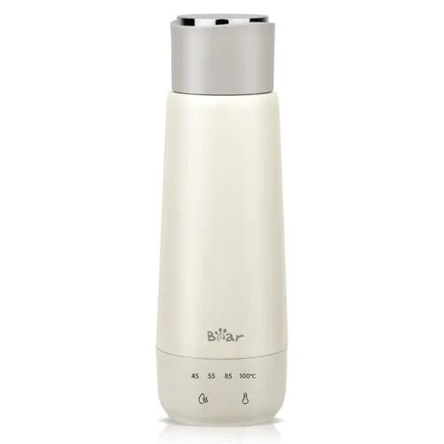 Bear 300ml elektrischer Wasserkocher – 3-in-1 Reise-Wasserkocher - Multifunktionaler Wasserkocher mit 4 Temperatureinstellungen, ideal für Reisen. Doppelschichtiger Edelstahl sorgt für Sicherheit und Isolierung. Kompakt und leicht, perfekt für unterwegs!