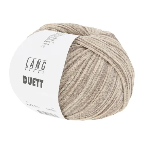 Wolle Kreativ! Lang Yarns - Duett Fb. 96 graubraun beige  50 g