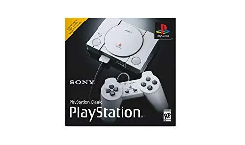 Sony PlayStation Classic 16 Go Grau - Konsolen PlayStation, nostalgische Spielebibliothek mit 20 vorinstallierten Klassikern für Retro-Gaming-Fans