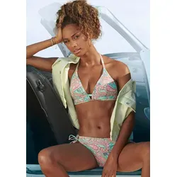 Triangel-Bikini-Top "Paislee" von Venice Beach - Bikini Top mit Paisleydruck und herausnehmbaren Softcups. Individuell anpassbar durch Neckholder-Band und Unterbrustband, ideal für stilvolle Strandlooks.