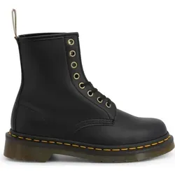 Dr. Martens Herrenstiefel VEGAN 1460 BLACK FELIX RUB OFF - Wanderschuhe aus veganem Material, robust und stylisch, ideal für umweltbewusste Modebewusste. Verfügbar in Größe 37.