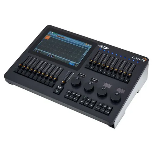 Showtec Lampy 20 1U B-Stock Lichtsteuerung - Hybride Lichtsteuerkonsole mit 10,1" Touchscreen und 512 DMX-Kanälen; ideal für professionelle Lichtsteuerung bei Events und Shows. Versandrückläufer mit Garantie.