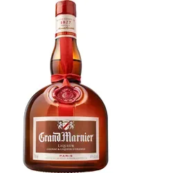 Grand Marnier Liqueur 0,7 l – feiner Orangen-Likör - Likör & Kräuterschnaps: Original Grand Marnier Cordon Rouge, veredelt mit Cognac – ein Genuss aus Frankreich für besondere Anlässe!