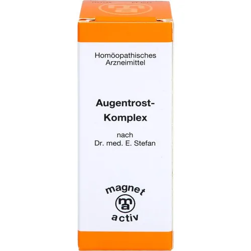 Augentrost-Komplex 30 ML - Homöopathisches Arzneimittel zur Unterstützung von Augenbeschwerden, enthält 60 Vol.-% Alkohol. Ideal für natürliche Linderung ohne bekannte Nebenwirkungen.