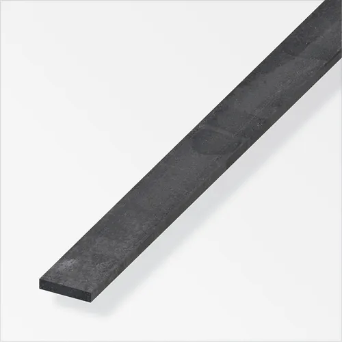 alfer Flachprofil Stahl roh natur