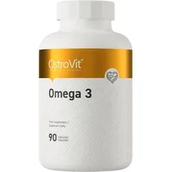 OstroVit Omega 3 (90 Caps) Unflavoured - Vitamine, Mineralien & Gesundheit - Fettsäuren