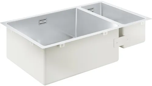 GROHE K700 Unterbau Edelstahlspüle, 760x450mm, 1,5 Becken, Edelstahl (31575SD1)