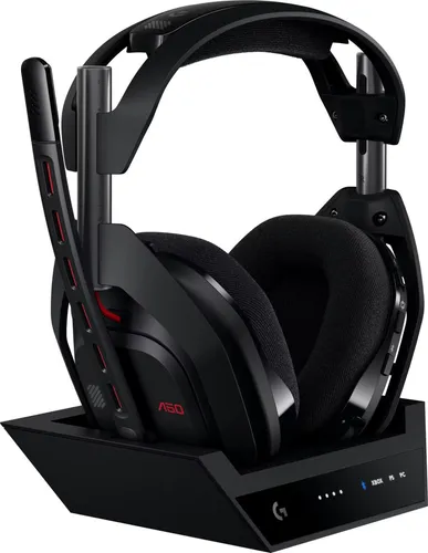 Logitech G Astro A50 Lightspeed Schwarz - Kabelloses Gaming-Headset mit 360° Surround Sound, ideal für PC, PlayStation und Xbox