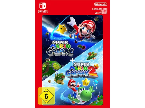 Nintendo Switch: SUPER MARIO GALAXY 1+2 - Digital Code - Erlebe die Abenteuer von Super Mario in einer fantastischen Galaxy! Ideal für Nintendo Switch-Spieler, die spannende Action und Spaß suchen.