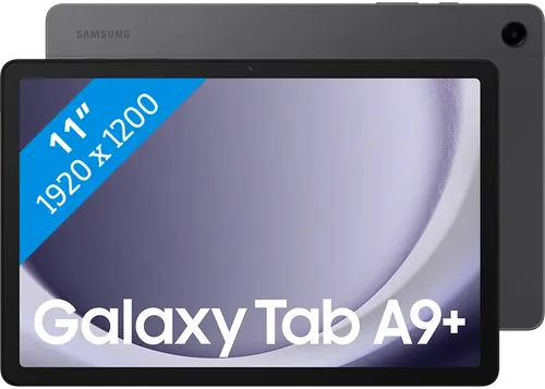 Samsung Galaxy Tab A9 Plus 11 Zoll - 8GB/256GB Wi-Fi + 5G Grau - Tablets mit 5G-Unterstützung für schnelle Internetverbindung, 11 Zoll Display für vielseitige Nutzung und 256 GB Speicher, erweiterbar mit Speicherkarte.