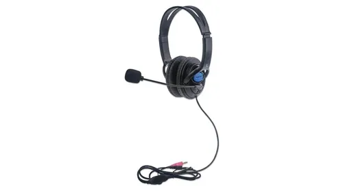 Słuchawki Komputerowe Stereo z Mikrofonem Jack 3.5mm