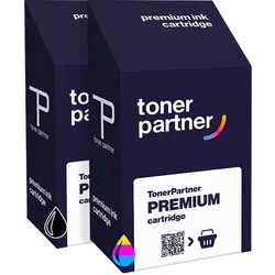 MultiPack HP 21, 22 - Tintenpatrone von TonerPartner, schwarz + farbe - Druckerpatronen für HP 21, 22 mit lebenslanger Garantie. Hohe Kapazität und 13 Treuepunkte für Rabatte. Ideal für Zuhause und Büro.