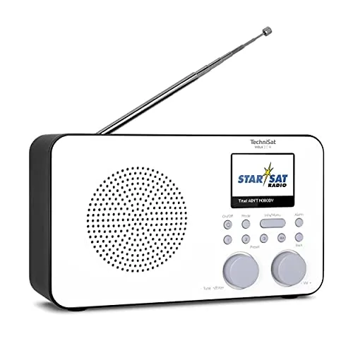 TechniSat VIOLA 2 C IR - tragbares Internetradio mit DAB+ und UKW, 2.4 Zoll Farbdisplay, ideal für Zuhause und unterwegs